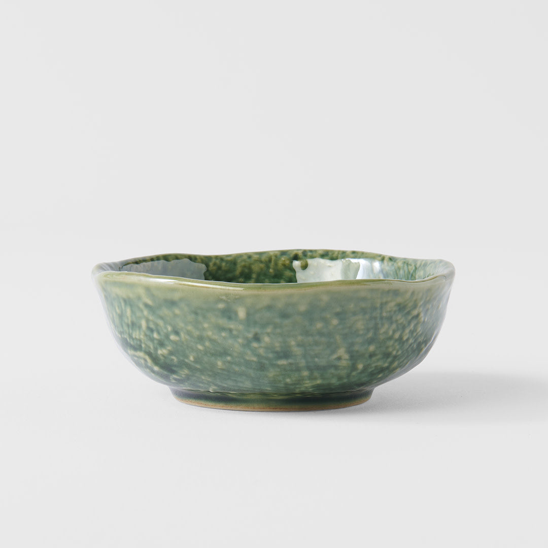 Sauce Dish 8.5cm Oribe Green Glaze