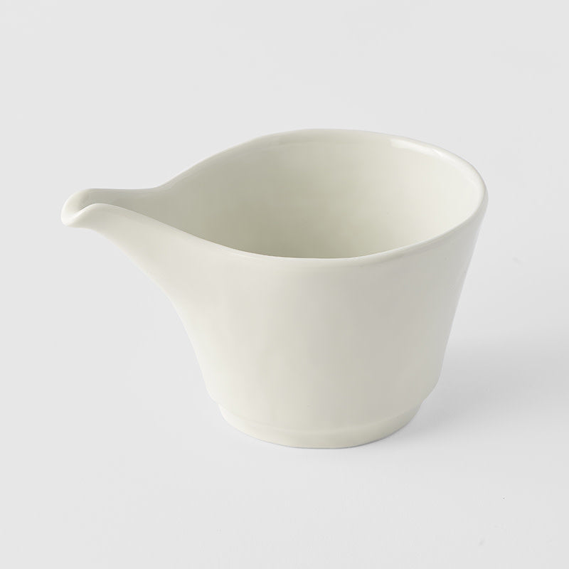Sake Pourer, 9 cm, Ivory White Glaze