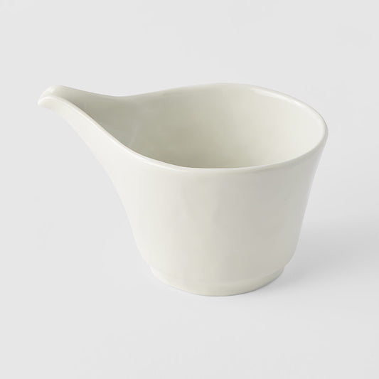 Sake Pourer 9cm Ivory White Glaze