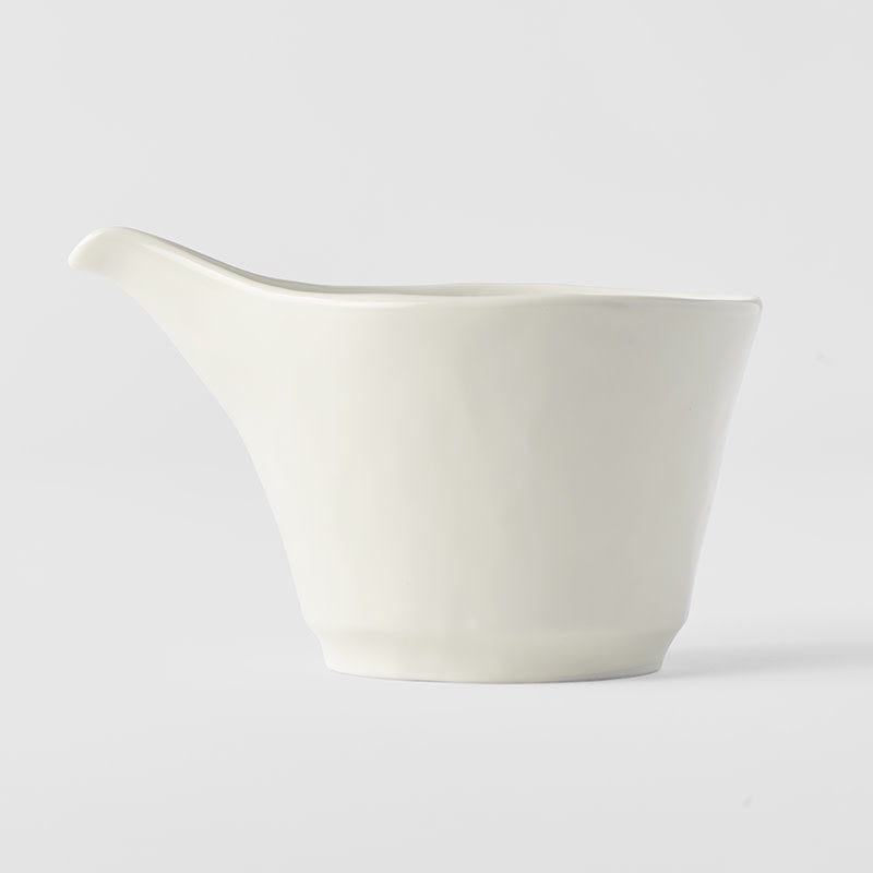 Sake Pourer, 9 cm, Ivory White Glaze