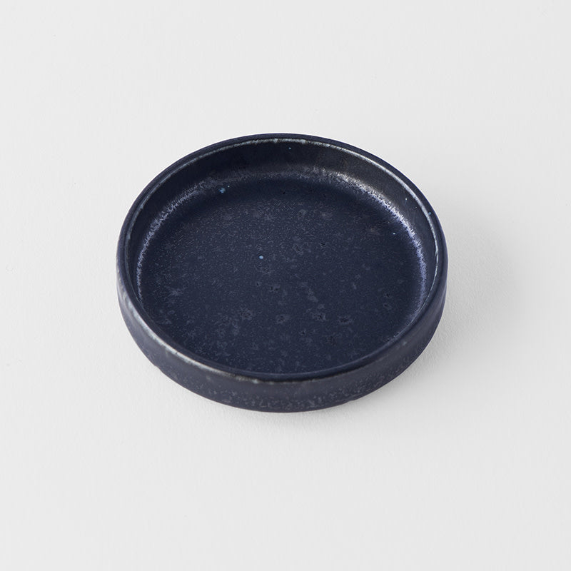 Ibushi Blue Black Lid/Saucer Bowl 8 cm, 20 ml