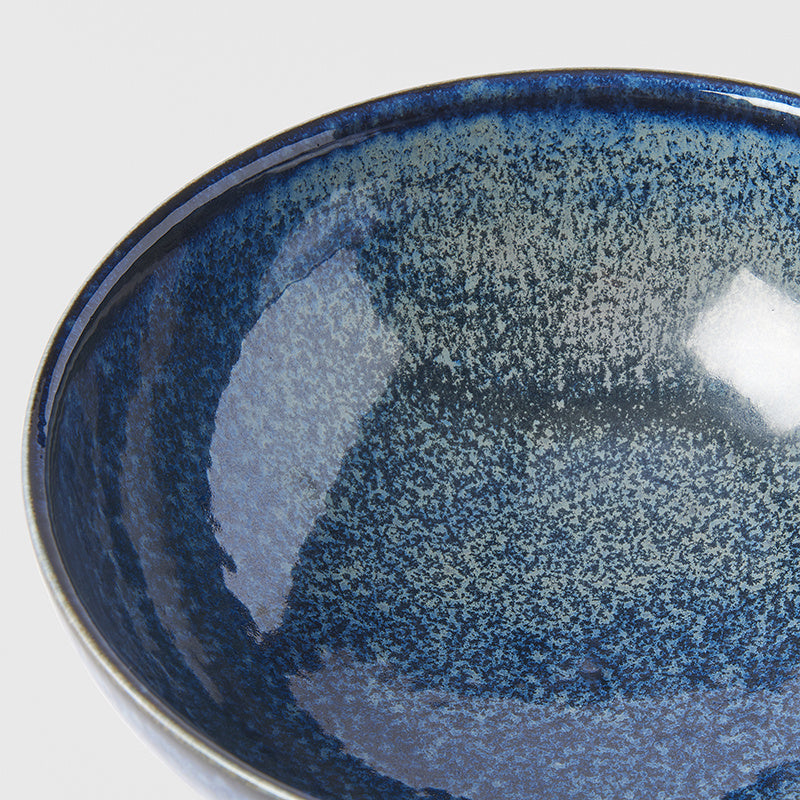 Ramen Bowl 21.5cm Indigo Blue Glaze - Made In Japan | Japanese Tableware