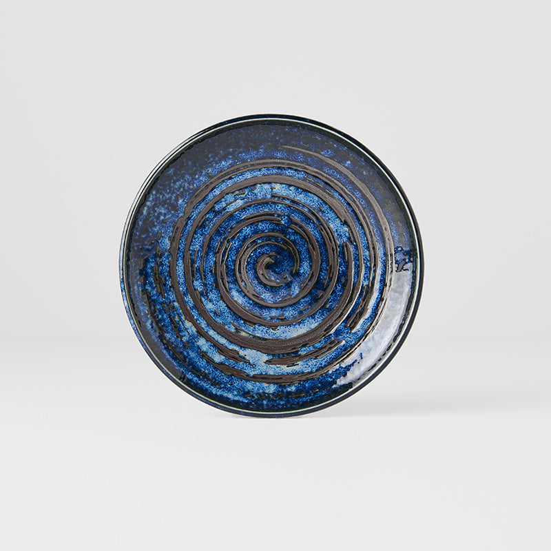 Tapas Plate 17cm Copper Swirl