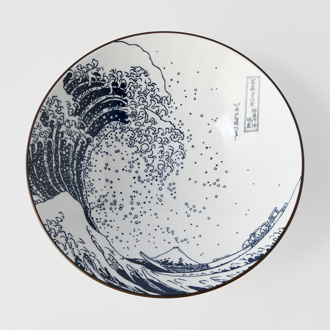 Ramen Bowl 24.5cm Great Wave Design