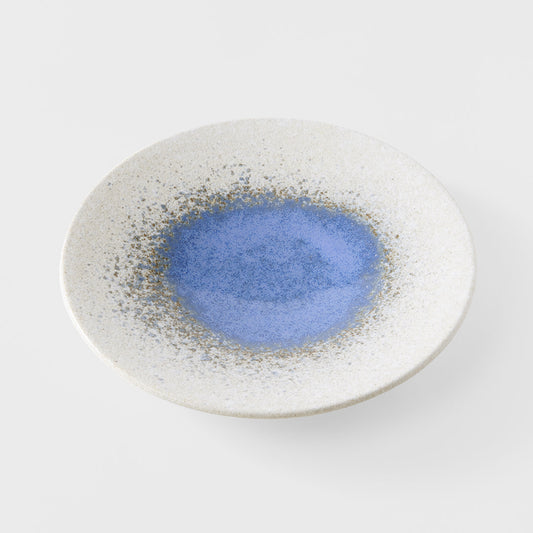 Dinner Plate 25.5cm Bright Blue Puddle Glaze