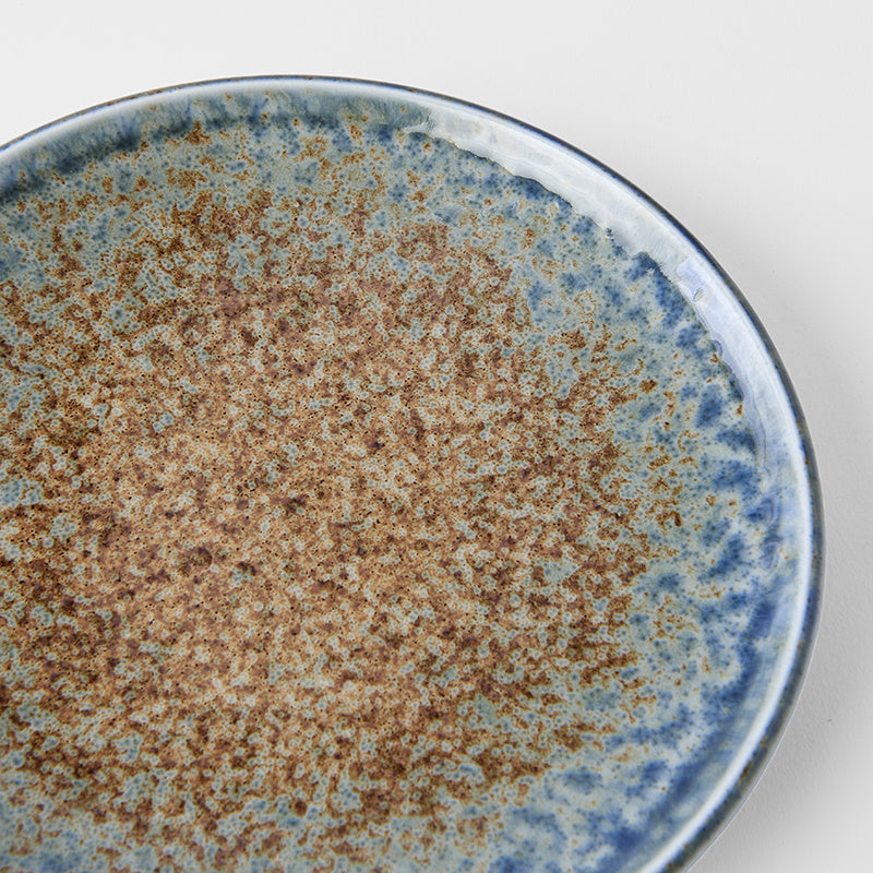 Tapas Plate 17cm Earth & Sky Glaze