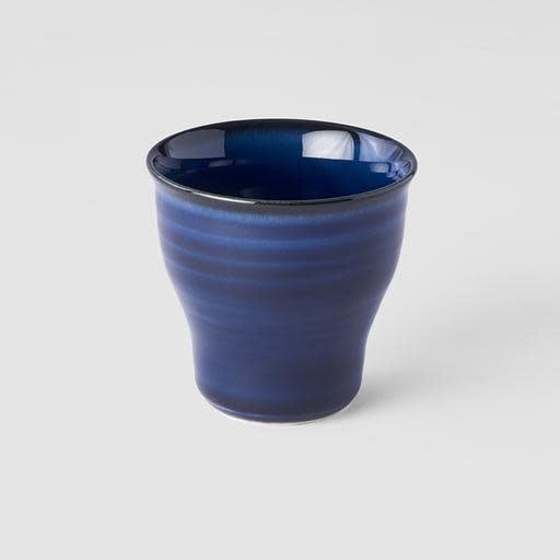 Cup Fluted 7cm Sapphire Blue