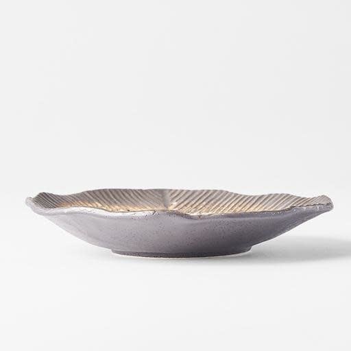 Side Plate Irregular 15.5cm Akane Grey Glaze