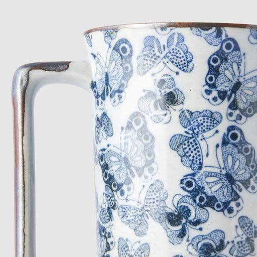 Mug with handle 400ml Butterfly Design