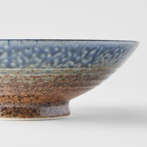 Ramen Bowl 24.5cm Earth & Sky Glaze - Made In Japan | Japanese Tableware