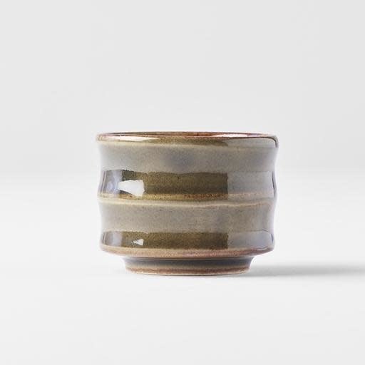 Sake Cup Ochoko 40ml Oribe Green Glaze