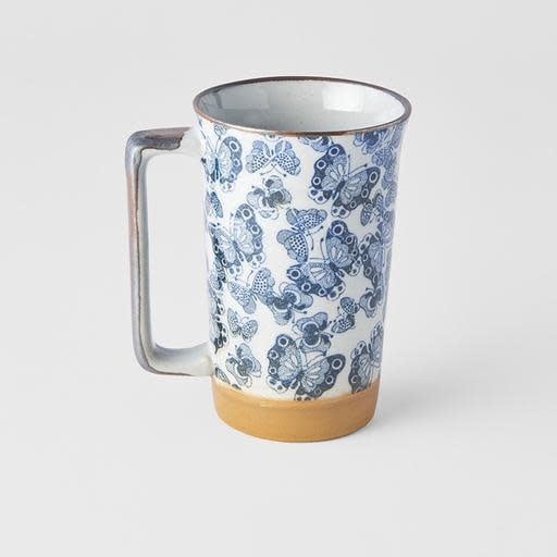 Mug with handle 400ml Butterfly Design