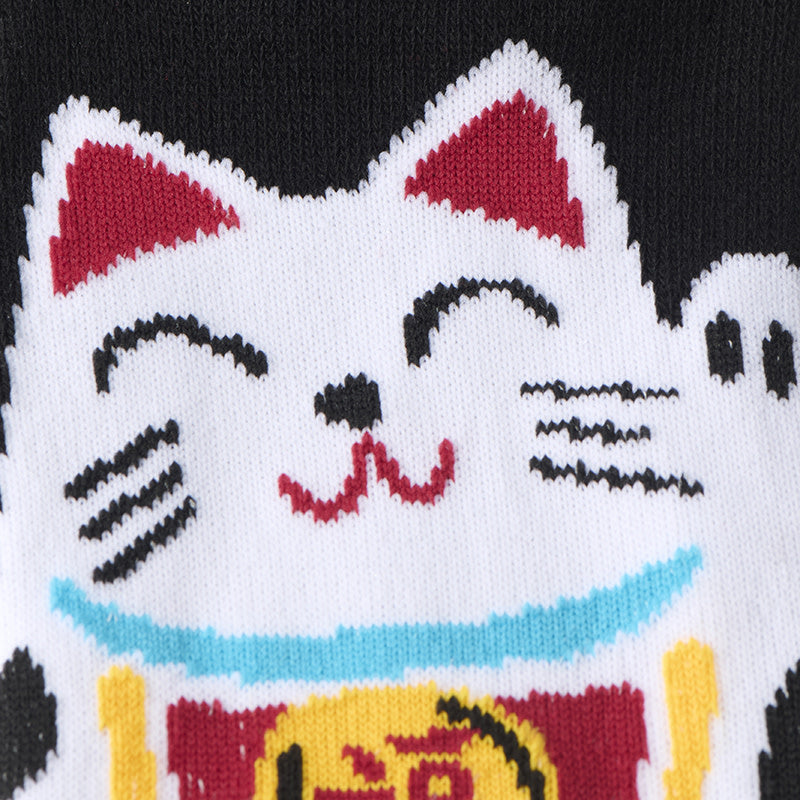 Socks Tabi Maneki EU35-38 Black