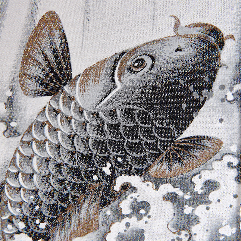 Noren Door Curtain Koi Fish Design