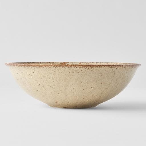 Pasta Bowl 21.5cm Sand Fade Glaze