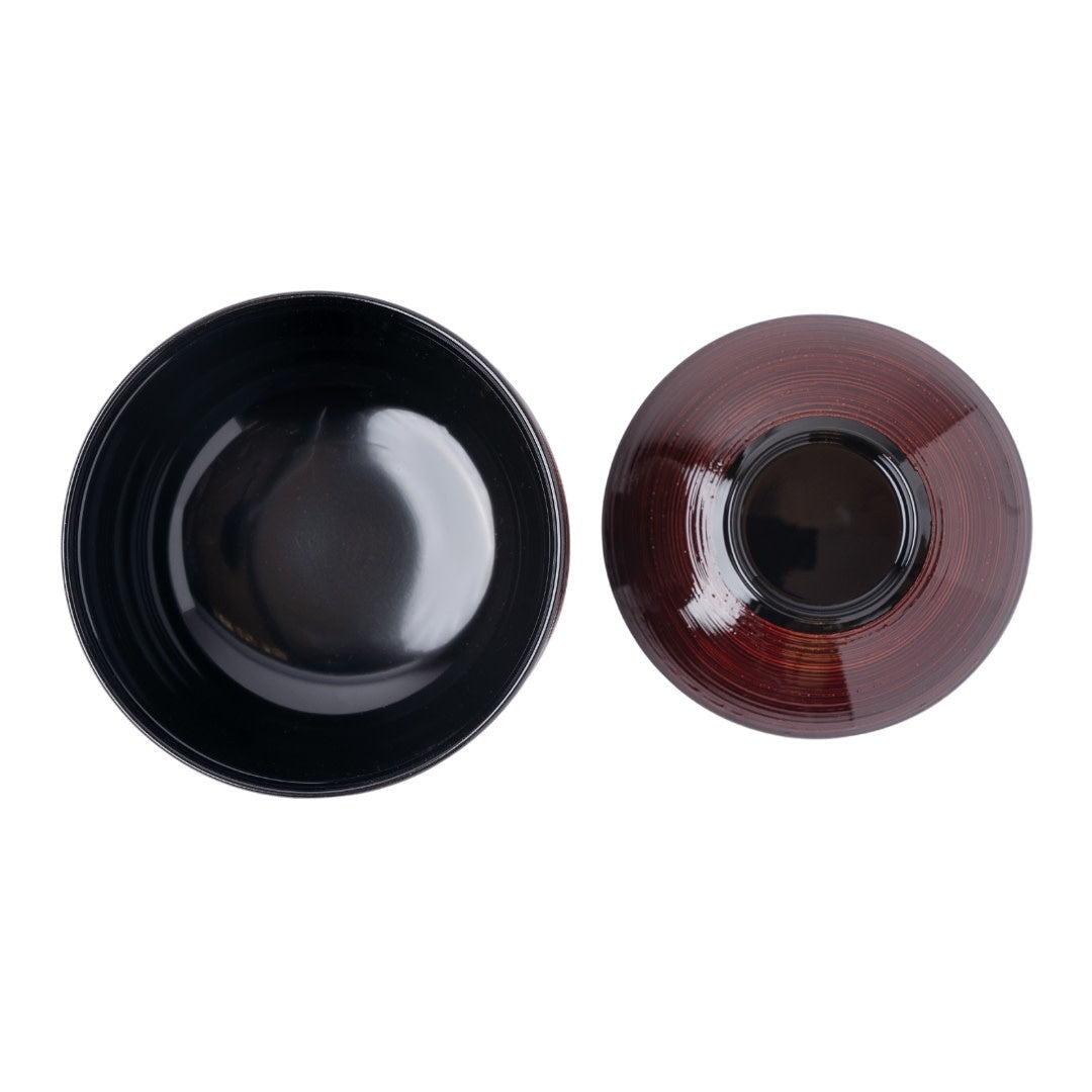 Miso Bowl 11cm Chocolate Swirl