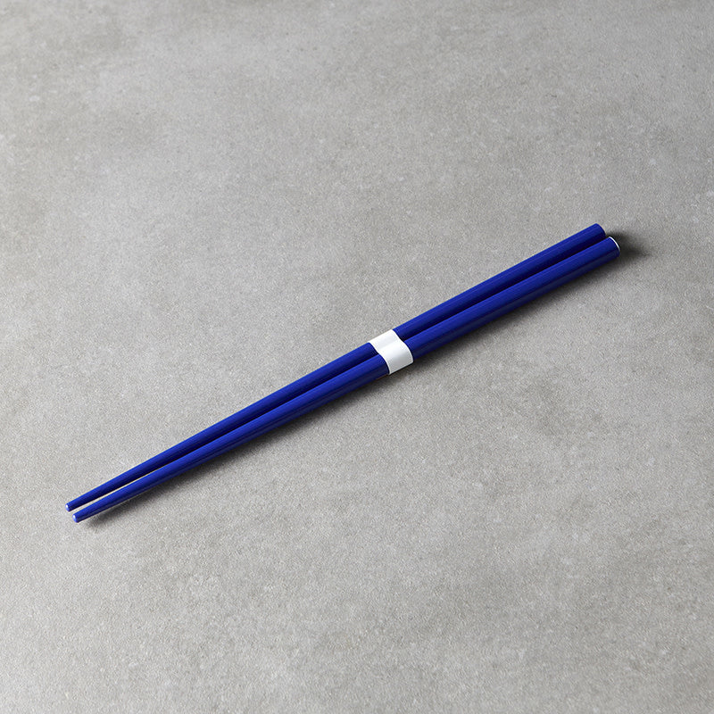 Chopsticks, 23 cm, Ultramarine Blue & White