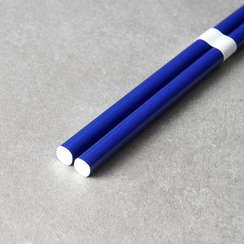 Chopsticks, 23 cm, Ultramarine Blue & White