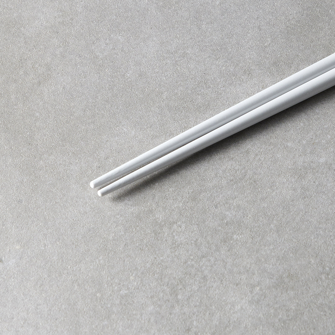Chopsticks, Lacquered, Grey & White Design