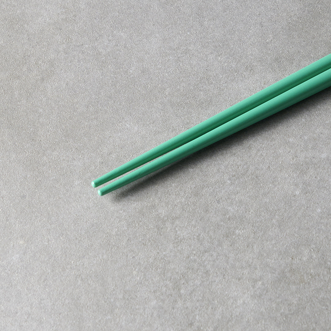 Chopsticks Lacquered Green & White