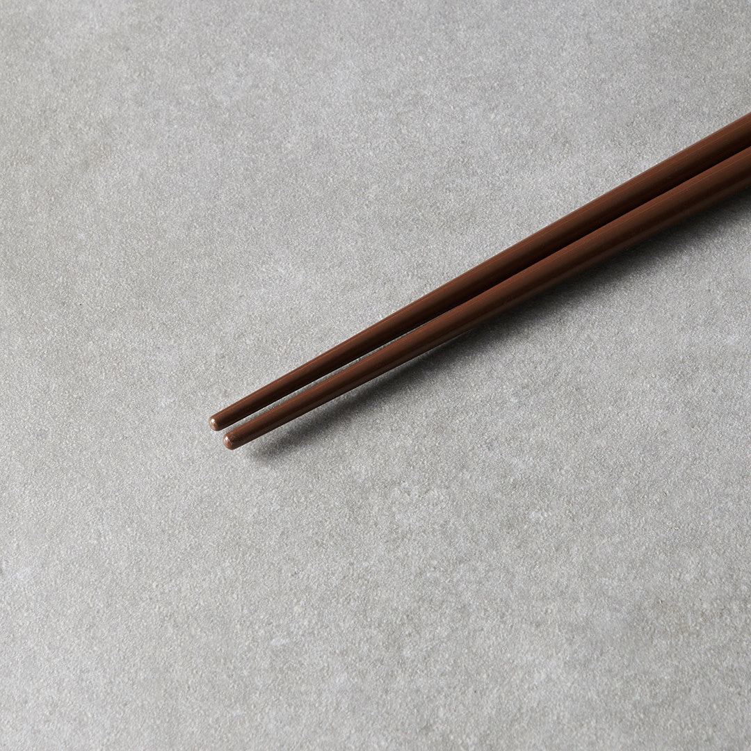 Chopsticks Chestnut Brown & White