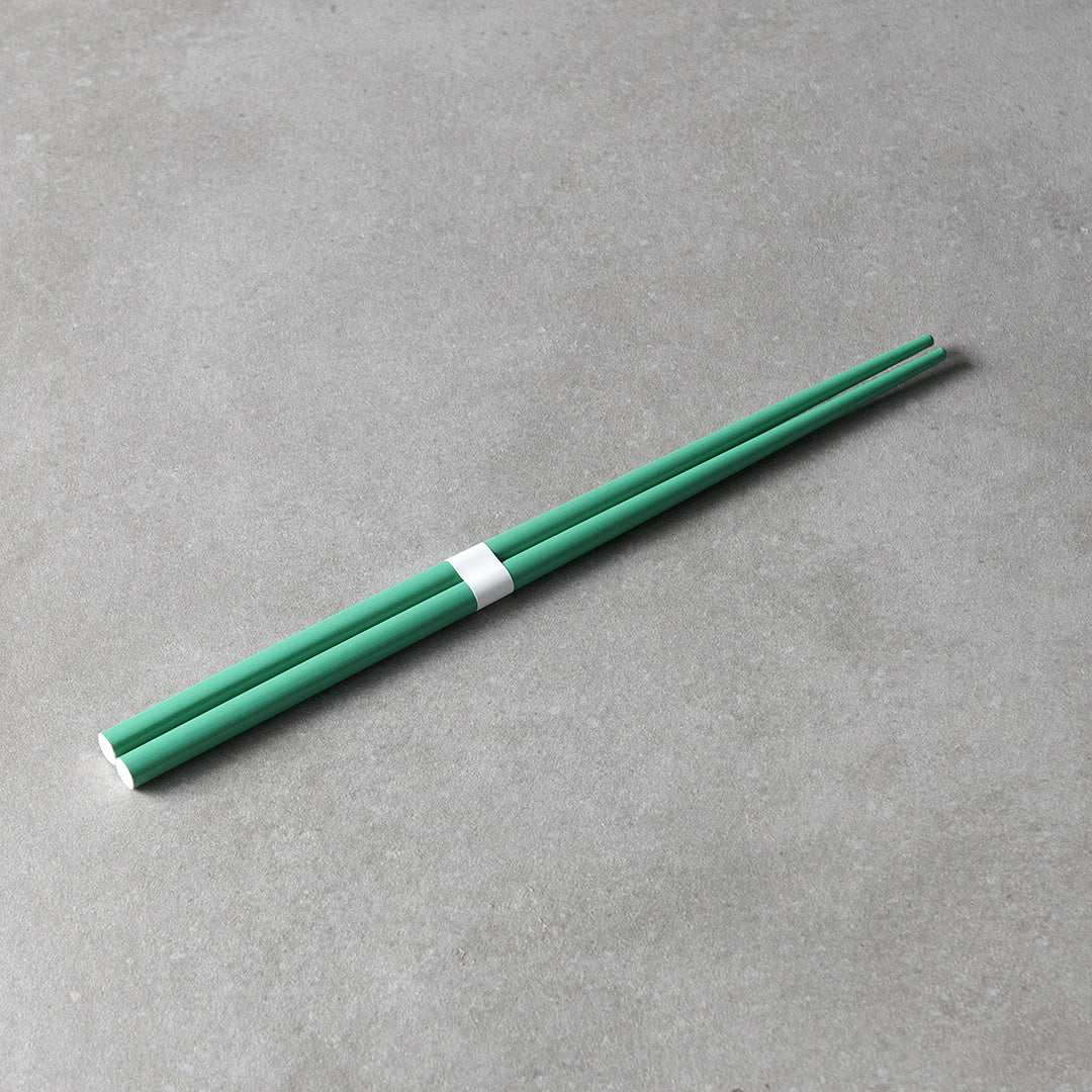 Chopsticks Lacquered Green & White