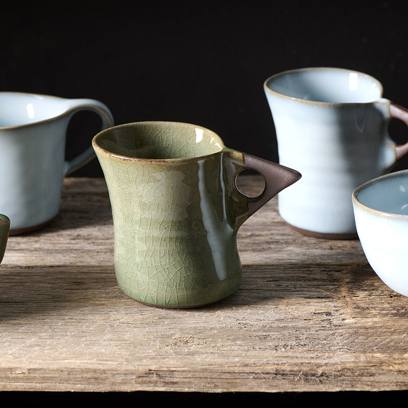 Mug Apex 140ml Green Glaze
