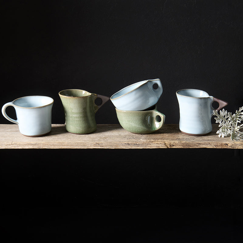 Mug Apex 140ml Green Glaze