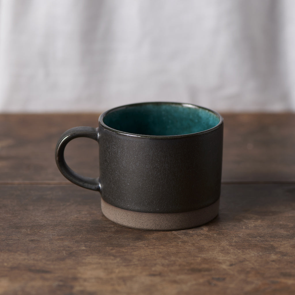 Mug with Handle 8.6cm Sea Green Glaze