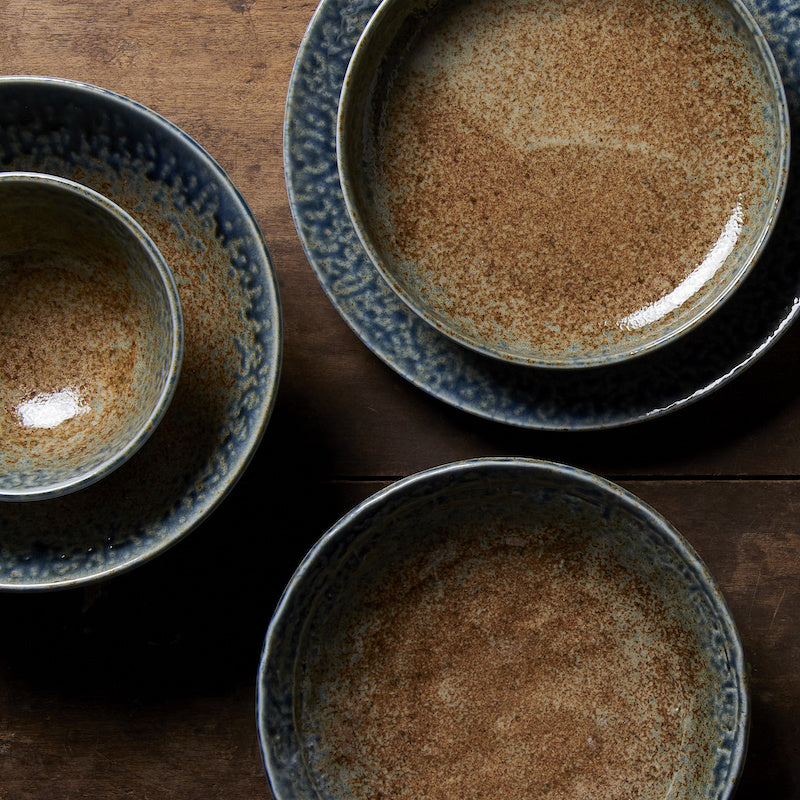 Dinner Plate 28.5cm Earth & Sky Glaze - Made In Japan | Japanese Tableware