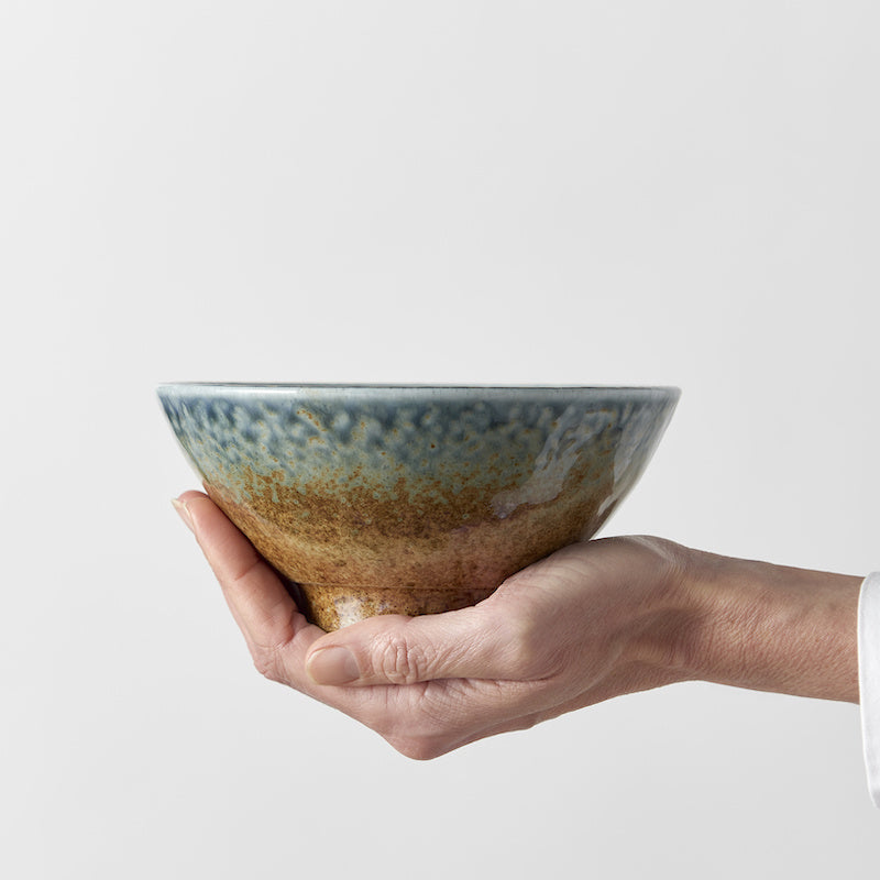 Udon Bowl 19.5cm Earth & Sky Glaze
