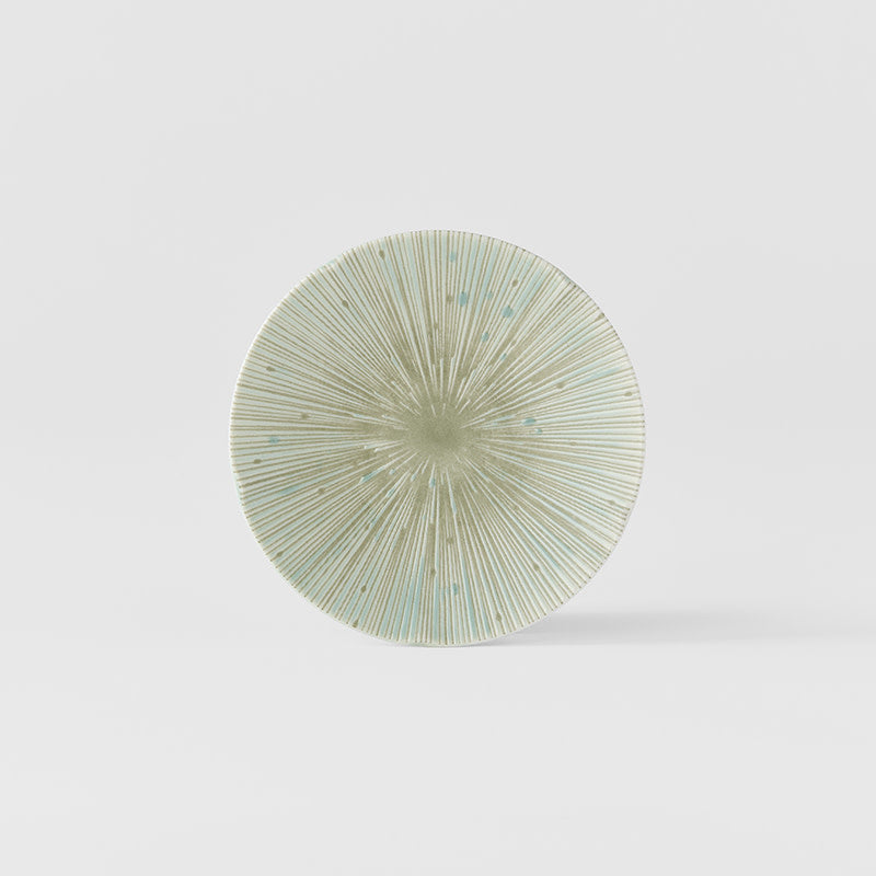 Tapas Plate 13cm Ice Green Glaze