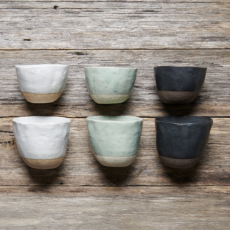 Lopsided Mug 275ml White & Bisque Glaze