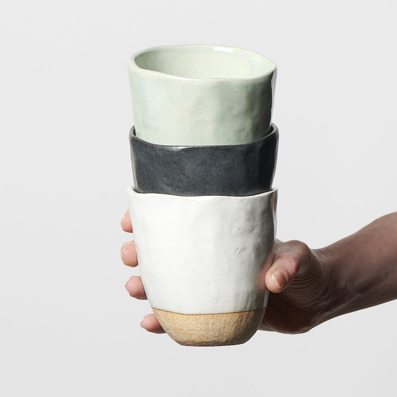 Lopsided Mug 200ml Tomei Blue Glaze