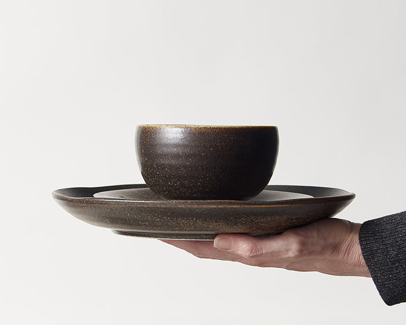 Side Plate 21cm Mocha Glaze