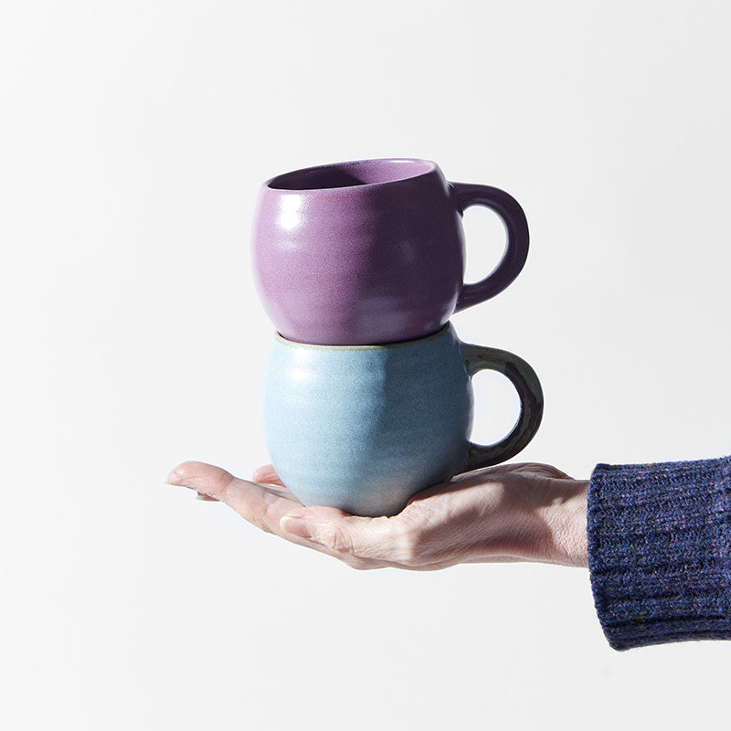 Maru Coffee Cup 9cm 300ml Plum Glaze