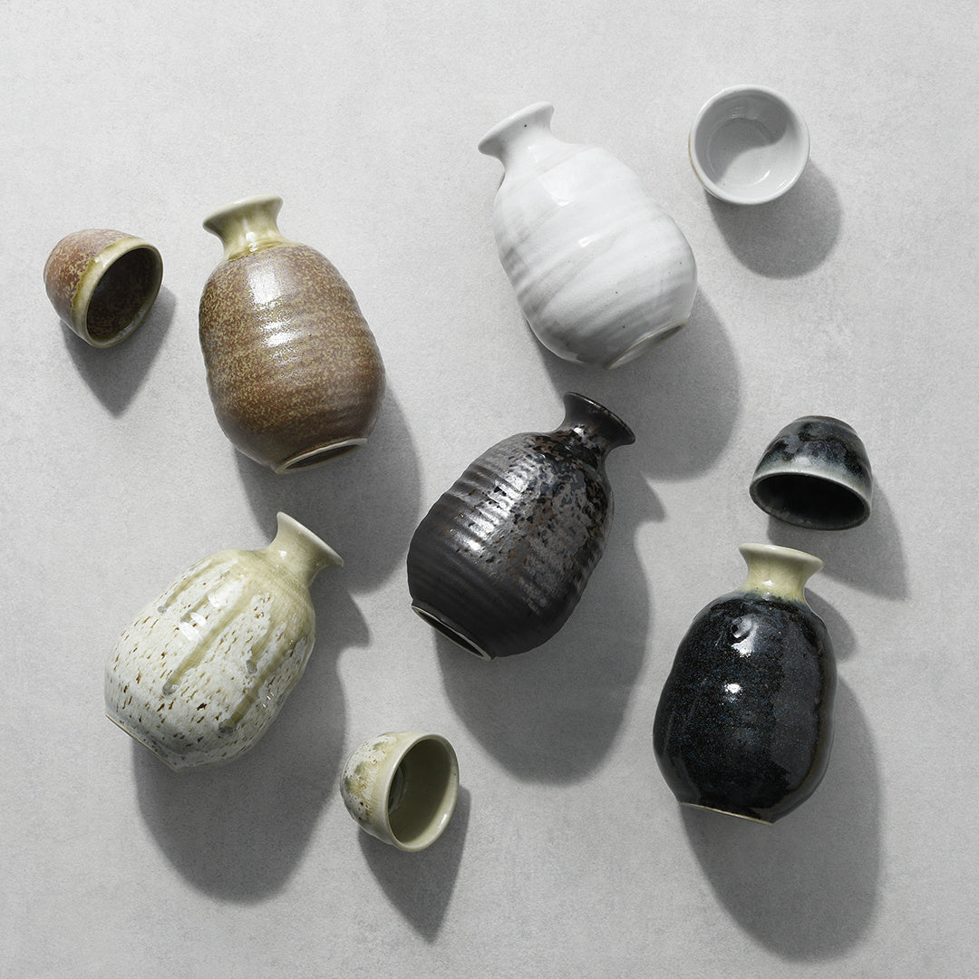 Sake Cup 40ml Black&Blue Drip