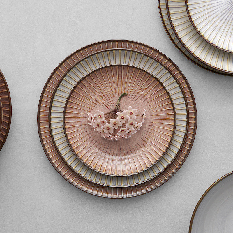 Dinner Plate 23.5cm Lotus Sendan Glaze