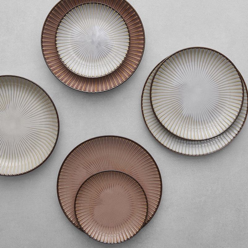Dinner Plate 23.5cm Lotus Sendan Glaze