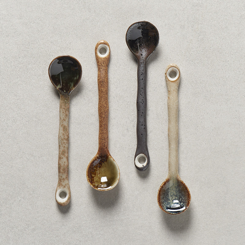 Spoon 12cm Shino Blue