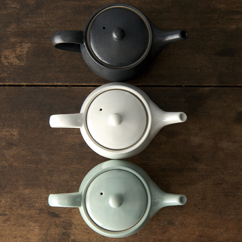 Teapot 400ml Matte White Glaze