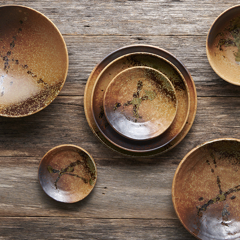 Plate High Rim 22cm Wabi Sabi Glaze
