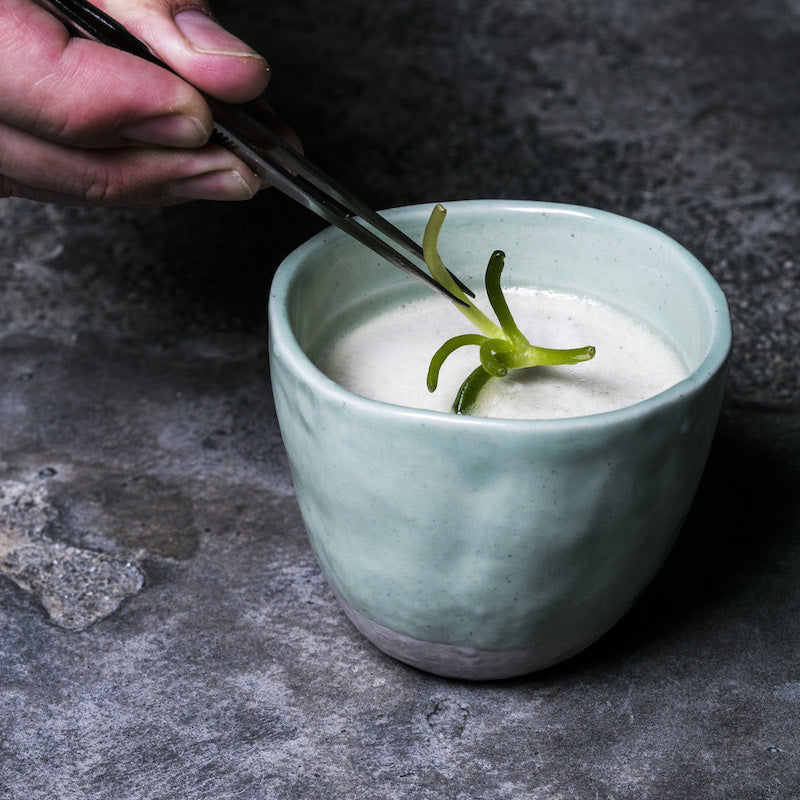 Mug Lopsided 200ml White Glaze