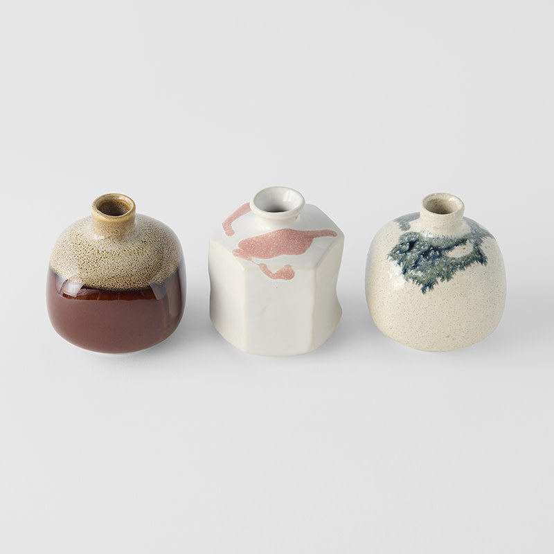 Vase Small x 21 Assorted Glazes