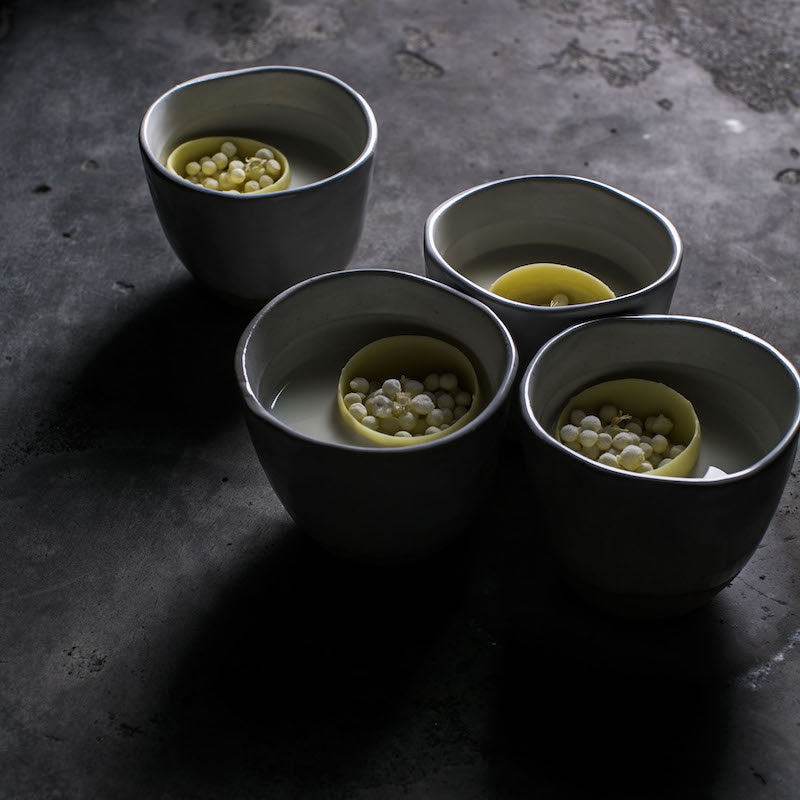 Lopsided Mug 275ml Black & Bisque Glaze