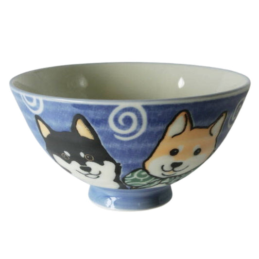 Rice Bowl 14cm Shiba Dog Design