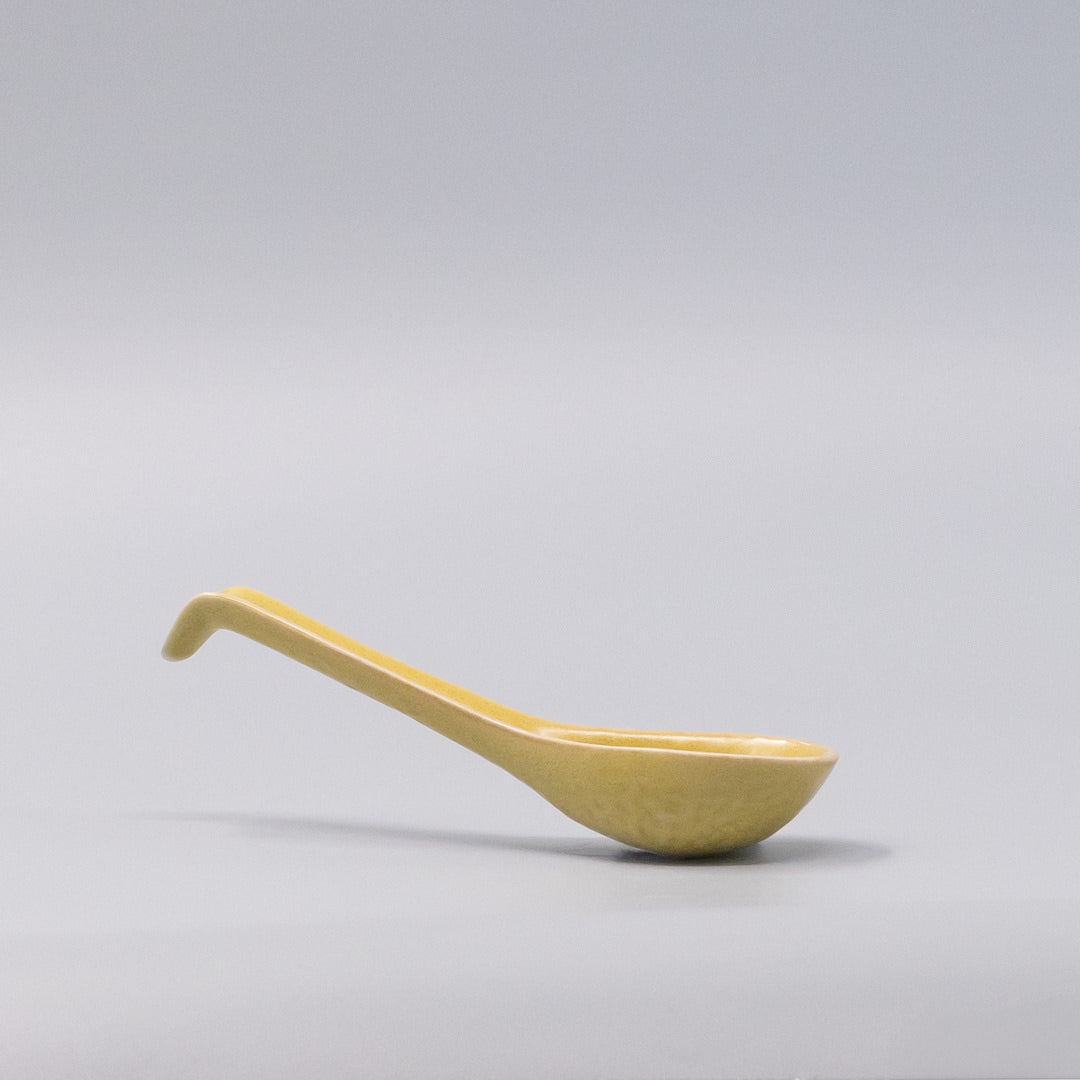Spoon 15.5cm Yellow Glaze