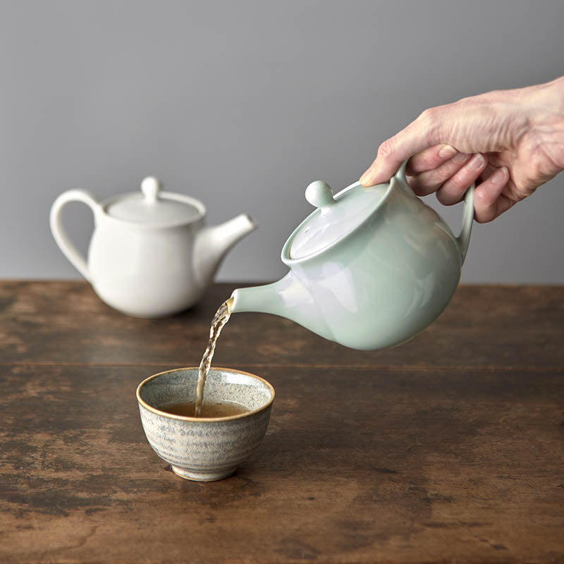 Japanese Glazed Longevity Peach Teapot for Tea Ceremony - Japanese Ceramic - Japanese Art - 2024 Tea Set - Japanese Teapot - Tea Ceramics - Gift