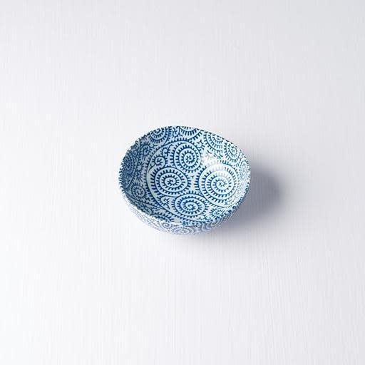 Blue Scroll Sml Bowl 10.5 cm, 100 ml