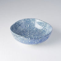 Blue Scroll Large Bowl 20 cm, 850 ml